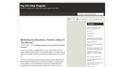 Desktop Screenshot of payclickprogram.blogspot.com