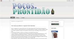 Desktop Screenshot of pocosdecaldasdeprontidao.blogspot.com
