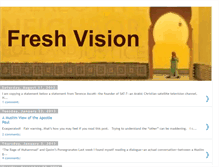 Tablet Screenshot of freshvisionourworld.blogspot.com