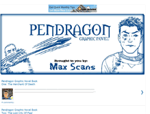 Tablet Screenshot of pendragongraphicnovel.blogspot.com