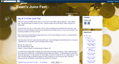 Desktop Screenshot of fawnsjuicefast.blogspot.com