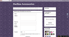 Desktop Screenshot of darlina-accessories.blogspot.com