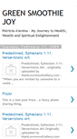 Mobile Screenshot of greensmoothiejoy.blogspot.com