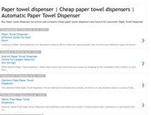 Tablet Screenshot of papertoweldispenserblog.blogspot.com