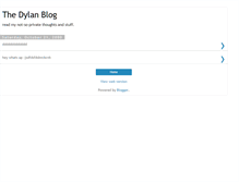 Tablet Screenshot of dylan.blogspot.com