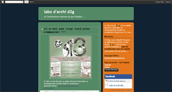 Desktop Screenshot of labodarchi-d2g.blogspot.com