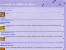 Tablet Screenshot of beansandriceandriceandbeans.blogspot.com