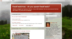 Desktop Screenshot of kwakwala.blogspot.com