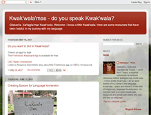 Tablet Screenshot of kwakwala.blogspot.com