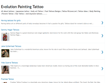 Tablet Screenshot of evolution-painting-tattoo.blogspot.com