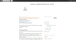 Desktop Screenshot of firestartoys.blogspot.com