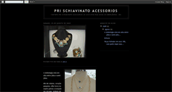 Desktop Screenshot of prischiavinatoacessorios.blogspot.com