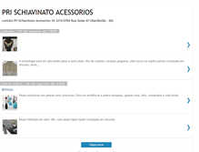 Tablet Screenshot of prischiavinatoacessorios.blogspot.com