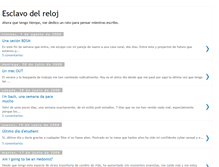 Tablet Screenshot of esclavodelreloj.blogspot.com