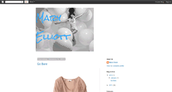 Desktop Screenshot of mary-elliott.blogspot.com