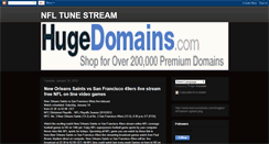 Desktop Screenshot of nfltunestream.blogspot.com