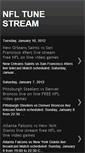 Mobile Screenshot of nfltunestream.blogspot.com