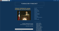 Desktop Screenshot of fundacionpinochet.blogspot.com