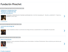 Tablet Screenshot of fundacionpinochet.blogspot.com