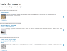 Tablet Screenshot of haciaotroconsumo.blogspot.com