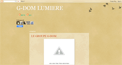 Desktop Screenshot of gdomlumiere.blogspot.com