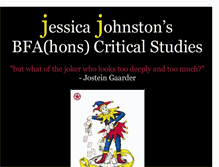 Tablet Screenshot of jessicascriticalstudies.blogspot.com