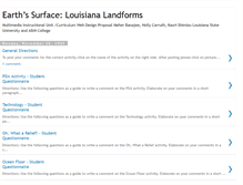 Tablet Screenshot of earthssurfacelouisianalandforms.blogspot.com