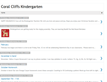 Tablet Screenshot of coralcliffskindergarten.blogspot.com