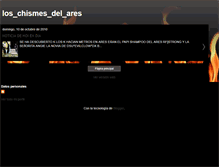 Tablet Screenshot of loschismesdelares.blogspot.com