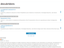 Tablet Screenshot of descubridores-joel.blogspot.com
