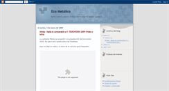 Desktop Screenshot of ecometalico.blogspot.com