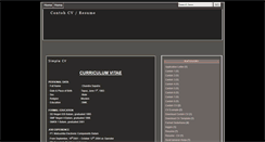 Desktop Screenshot of contohcurriculumvitae.blogspot.com