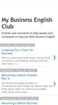Mobile Screenshot of mybusinessenglishclub.blogspot.com