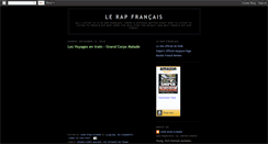 Desktop Screenshot of lerapfrancais.blogspot.com