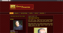 Desktop Screenshot of gold-promoter.blogspot.com