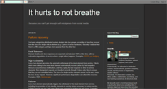 Desktop Screenshot of ithurtstonotbreathe.blogspot.com