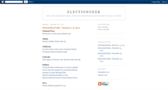 Desktop Screenshot of electiongeek.blogspot.com