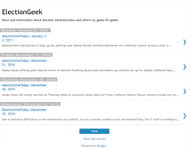 Tablet Screenshot of electiongeek.blogspot.com