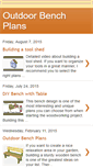 Mobile Screenshot of outdoorbenchplans.blogspot.com