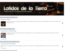 Tablet Screenshot of latidosdelatierra.blogspot.com