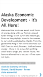 Mobile Screenshot of alaskaeconomicdevelopment.blogspot.com