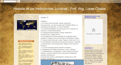 Desktop Screenshot of derechounahistoria.blogspot.com