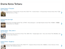 Tablet Screenshot of drama-korea-lovers.blogspot.com
