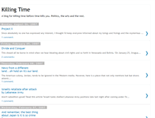Tablet Screenshot of killingtimebeforetimekillsyou.blogspot.com