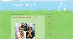 Desktop Screenshot of beneaththeveil.blogspot.com