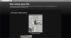 Desktop Screenshot of desvenuspourille.blogspot.com