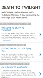 Mobile Screenshot of deathtotwilight.blogspot.com