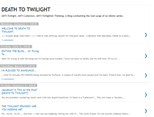 Tablet Screenshot of deathtotwilight.blogspot.com