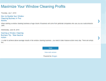 Tablet Screenshot of mywindowcleaningsuccess.blogspot.com