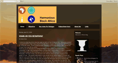 Desktop Screenshot of harmoniousblackafrica.blogspot.com